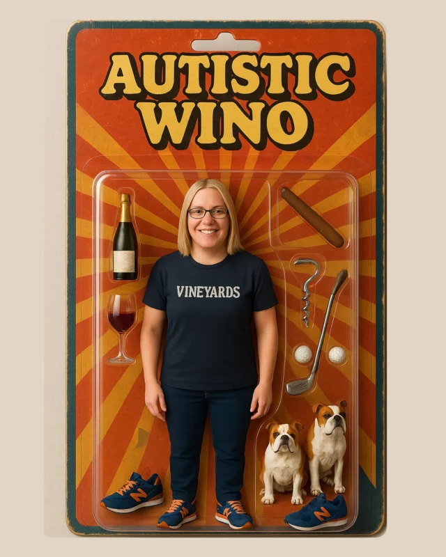 Welcome to the ‘Wino Dreamhouse’ 🤣
@autisticwino in ‘Barbie’ blister pack… come on Insta Winos… do you think we can get the @drinksretailing Top 100 Influential people in the Drinks trade in action figure format? Or maybe @harpers_wine_spirit’s Top 50 Indie Wine Merchants? Come on… let’s make a splash!

P.s. well done to @peterpentz for inspiring us to do this! 👏🏼👌🏻🥂💋